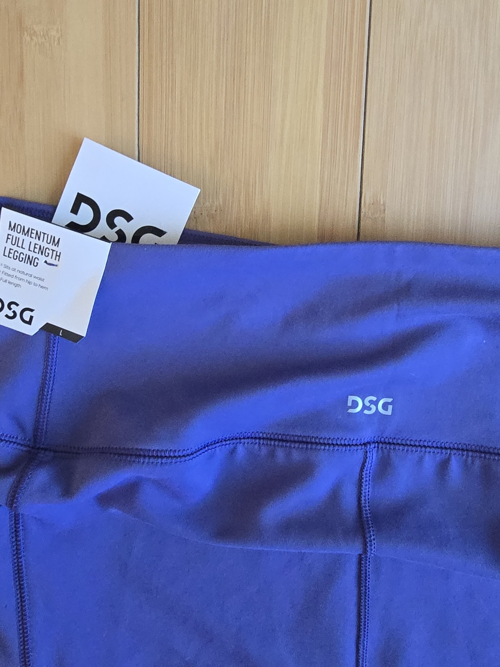 DSG Womens Large Slate Blue Performance Leggings